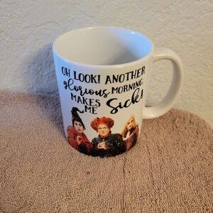 Hocus Pocus White Ceramic Mug with Fun Design